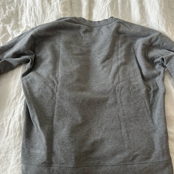 Lululemon perfectly oversized crewneck grey size 8 - Picture 4 of 5